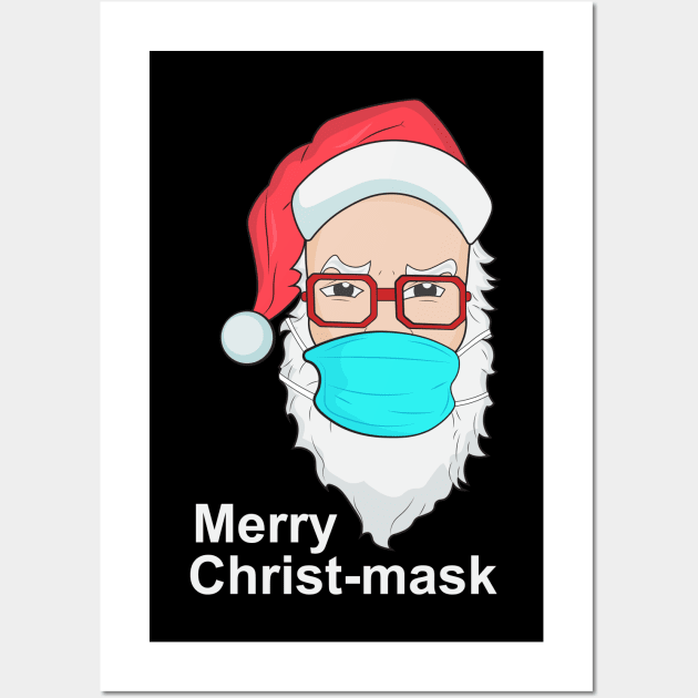 Merry Christmask Wall Art by novaya